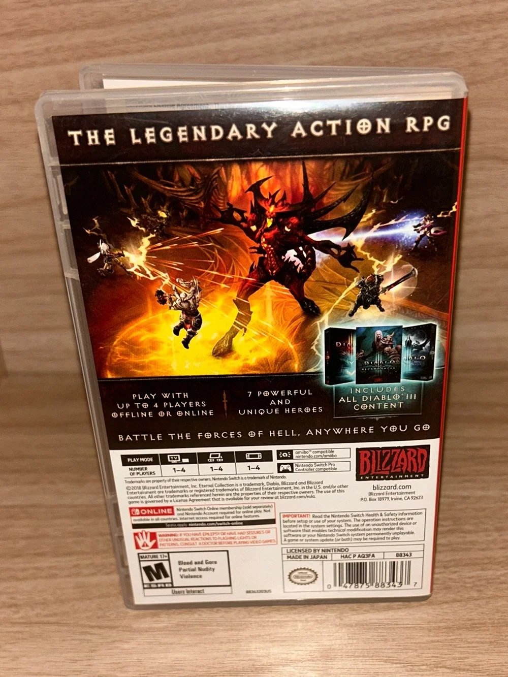 Diablo 3 Eternal Collection Nintendo Switch Game